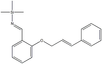 1-[[(Trimethylsilyl)imino]methyl]-2-[(E)-3-phenyl-2-propenyloxy]benzene 结构式