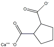 1,2-Cyclopentanedicarboxylic acid calcium salt 结构式