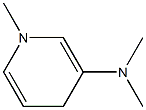 1-Methyl-3-(dimethylamino)-1,4-dihydropyridine 结构式