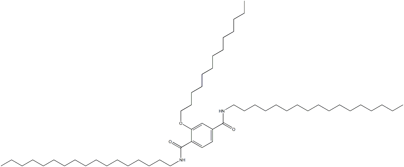 2-(Tridecyloxy)-N,N'-diheptadecylterephthalamide 结构式