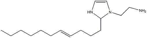 1-(2-Aminoethyl)-2-(4-undecenyl)-4-imidazoline 结构式