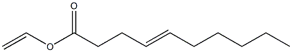 4-Decenoic acid ethenyl ester 结构式