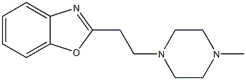 2-[2-(4-Methylpiperazino)ethyl]benzoxazole 结构式