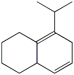 1,2,3,4,6,8a-Hexahydro-5-isopropylnaphthalene 结构式