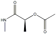 (S)-2-Acetoxy-N-methylpropanamide 结构式