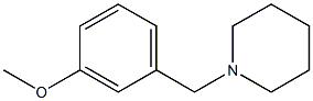 1-(3-Methoxybenzyl)piperidine 结构式