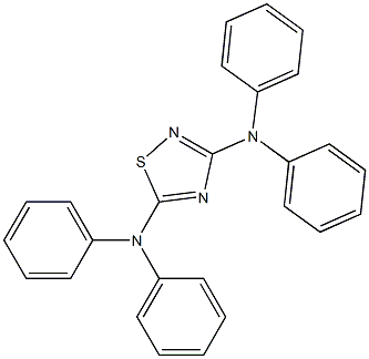 3,5-Bis(diphenylamino)-1,2,4-thiadiazole 结构式
