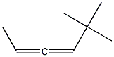 (S)-5,5-Dimethyl-2,3-hexadiene 结构式