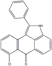 1-Phenyl-7-chloronaphth[1,2,3-cd]indol-6(2H)-one 结构式