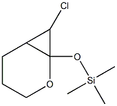 7-Chloro-1-(trimethylsilyloxy)-2-oxabicyclo[4.1.0]heptane 结构式
