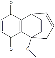9-Methoxy-8,9-dihydro-5,9-etheno-5H-benzocycloheptene-1,4-dione 结构式