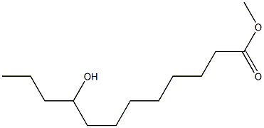 9-Hydroxylauric acid methyl ester 结构式