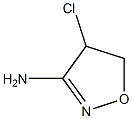 4-Chloro-4,5-dihydroisoxazol-3-amine 结构式