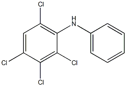 2,3,4,6-Tetrachlorophenylphenylamine 结构式