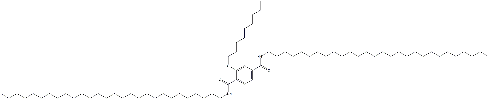 2-(Nonyloxy)-N,N'-dioctacosylterephthalamide 结构式