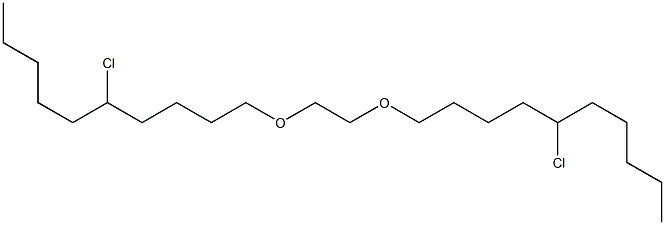 1,1'-[1,2-Ethanediylbis(oxy)]bis(5-chlorodecane) 结构式