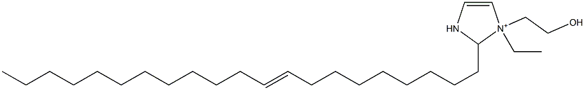 1-Ethyl-2-(9-henicosenyl)-1-(2-hydroxyethyl)-4-imidazoline-1-ium 结构式