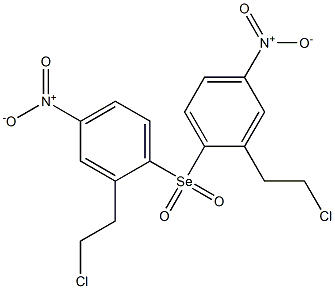 (2-Chloroethyl)4-nitrophenyl selenone 结构式