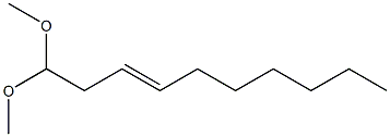 3-Decenal dimethyl acetal 结构式