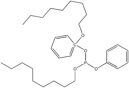 Phosphorous acid 1-(nonyloxy)nonyldiphenyl ester 结构式
