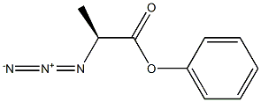 [S,(-)]-2-Azidopropionic acid phenyl ester 结构式