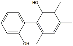 3,4,6-Trimethyl-1,1'-biphenyl-2,2'-diol 结构式