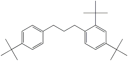 1-(2,4-Di-tert-butylphenyl)-3-(4-tert-butylphenyl)propane 结构式