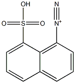 8-Sulfo-1-naphthalenediazonium 结构式