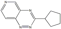 3-Cyclopentylpyrido[3,4-e]-1,2,4-triazine 结构式