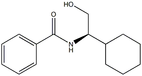 (+)-N-[(R)-1-Cyclohexyl-2-hydroxyethyl]benzamide 结构式