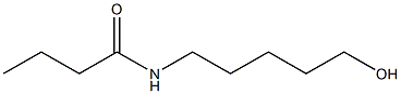 N-(5-Hydroxypentyl)butyramide 结构式