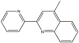 2-(2-Pyridinyl)-4-methylquinoline 结构式