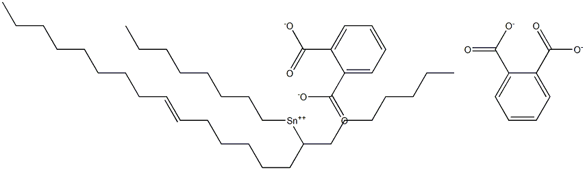 Bis[phthalic acid 1-(6-pentadecenyl)]dioctyltin(IV) salt 结构式