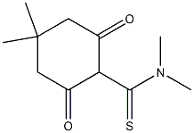 4,4,N,N-Tetramethyl-2,6-dioxocyclohexanecarbothioamide 结构式