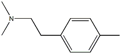 2-(4-Methylphenyl)-N,N-dimethylethanamine 结构式