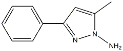 3-Phenyl-5-methyl-1H-pyrazole-1-amine 结构式