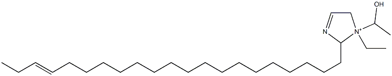 1-Ethyl-2-(18-henicosenyl)-1-(1-hydroxyethyl)-3-imidazoline-1-ium 结构式