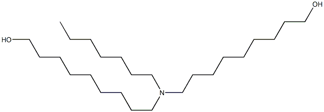 9,9'-(Heptylimino)bis(1-nonanol) 结构式
