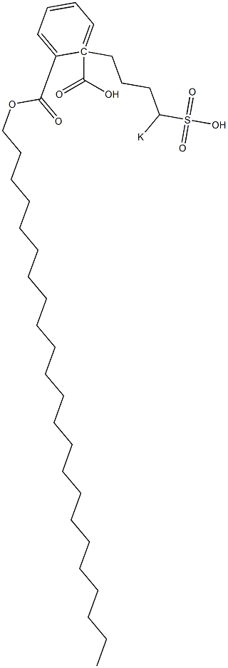 Phthalic acid 1-tricosyl 2-(4-potassiosulfobutyl) ester 结构式