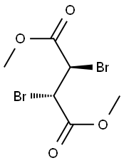 (2R,3S)-2,3-Dibromosuccinic acid dimethyl ester 结构式