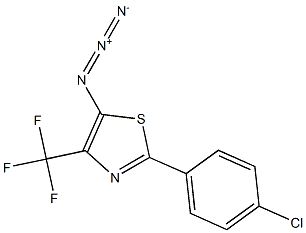 4-(Trifluoromethyl)-2-(4-chlorophenyl)-5-azidothiazole 结构式