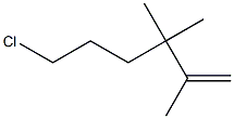 6-Chloro-2,3,3-trimethyl-1-hexene 结构式