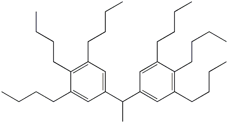 5,5'-Ethylidenebis(1,2,3-tributylbenzene) 结构式