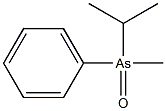 Isopropylmethylphenylarsine oxide 结构式