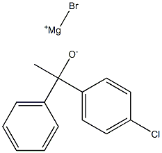 Bromomagnesium 1-(p-chlorophenyl)-1-phenylethanolate 结构式