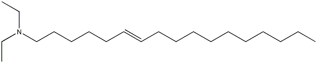 N,N-Diethyl-6-heptadecen-1-amine 结构式