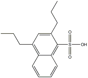 2,4-Dipropyl-1-naphthalenesulfonic acid 结构式