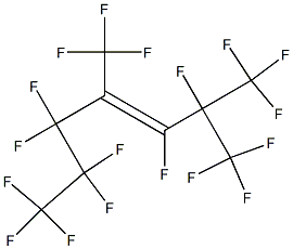 1,1,1,2,3,5,5,6,6,7,7,7-Dodecafluoro-2,4-bis(trifluoromethyl)-3-heptene 结构式