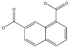 1,7-Naphthalenedicarboxylate 结构式