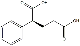 [S,(+)]-2-Phenylglutaric acid 结构式